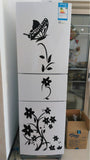 High Quality Creative Refrigerator Black Sticker Butterfly Pattern Wall Stickers