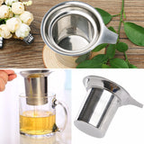 Tea Mesh Infuser Reusable Tea Strainer Teapot Stainless Steel Loose Tea Leaf Spice
