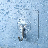 Wall Hooks Strong Transparent Suction Cup Sucker Hanger for Kitchen Bathroom