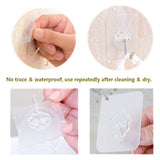 Wall Hooks Strong Transparent Suction Cup Sucker Hanger for Kitchen Bathroom
