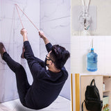 Wall Hooks Strong Transparent Suction Cup Sucker Hanger for Kitchen Bathroom