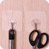 Wall Hooks Strong Transparent Suction Cup Sucker Hanger for Kitchen Bathroom