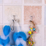 Wall Hooks Strong Transparent Suction Cup Sucker Hanger for Kitchen Bathroom