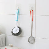 Wall Hooks Strong Transparent Suction Cup Sucker Hanger for Kitchen Bathroom
