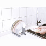 Kitchen Organizer Pot Lid Rack Stainless Steel Spoon Holder